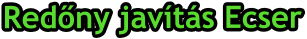 Red�ny jav�t�s Ecser
